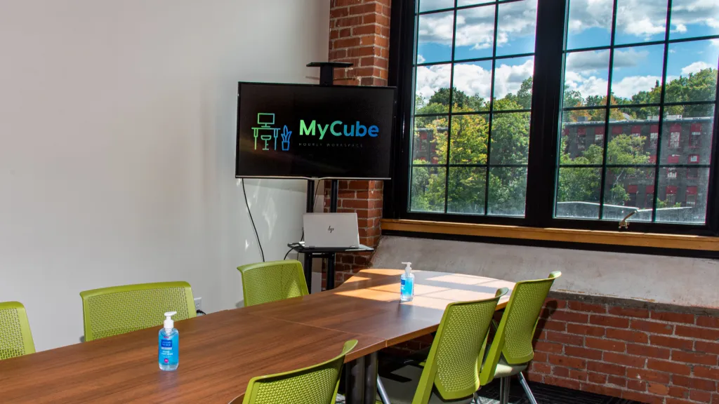 Daily Conference Room/Private Office at MyCube in Winooski, Vermont