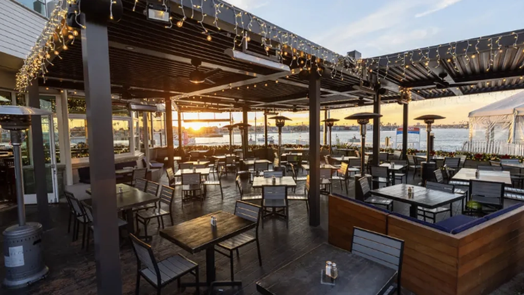 Harbor View Outdoor Patio | Waterfront Event Venue at Ocean View Coworking in San Diego, California — photo 1 of 4